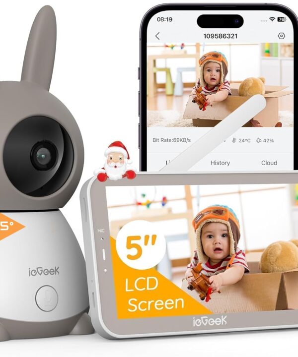 ieGeek 2K Smart Video Monitor – belaidė išmani stebėjimo kamera