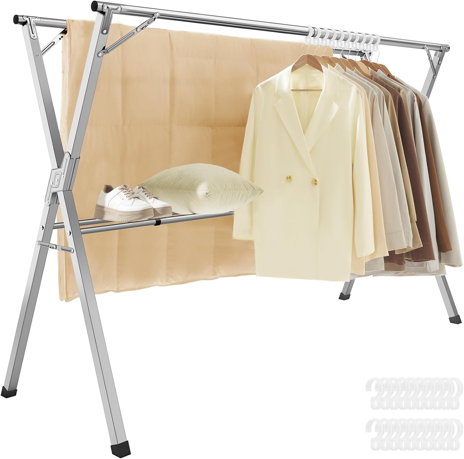 Laisvai pastatomas skalbinių džiovintuvas Songmics - Image 2