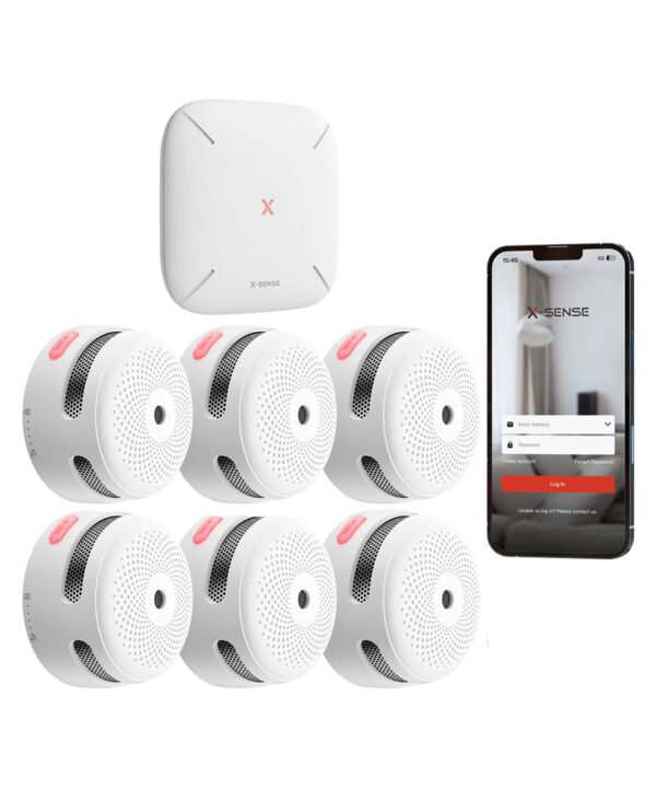 Dūmų detektoriai su ryšio centru