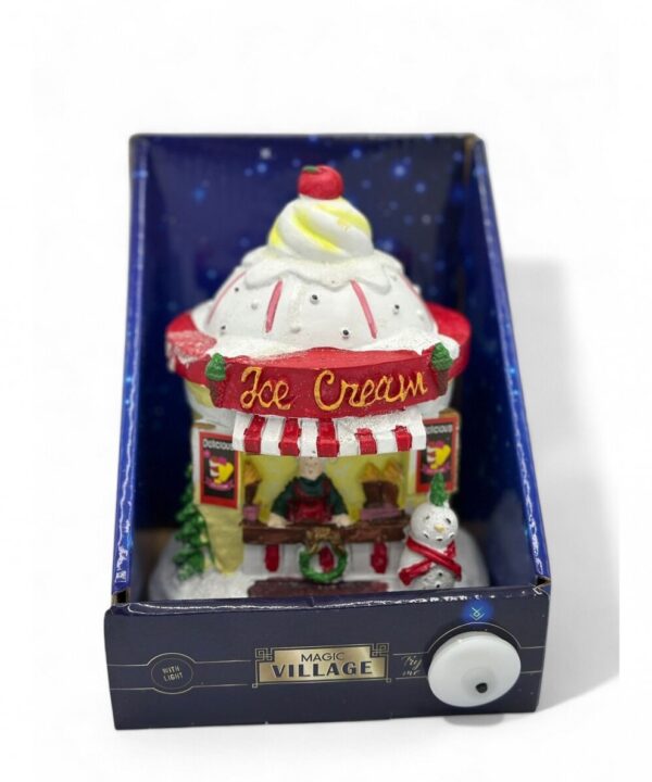 Kalėdinio miestelio dekoracija - Ledų kioskelis