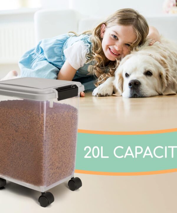 Gyvūnų maisto laikymo dėžė 20L