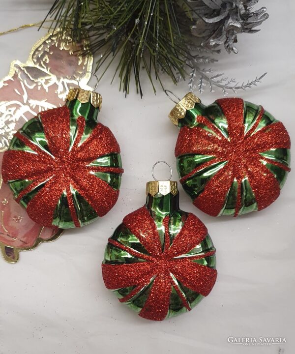 Stiklinis eglutės žaisliukas