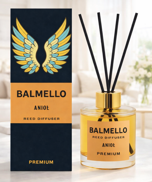 Namų kvapas su lazdelėmis BALMELLO ANGELAS PREMIUM 120 ml