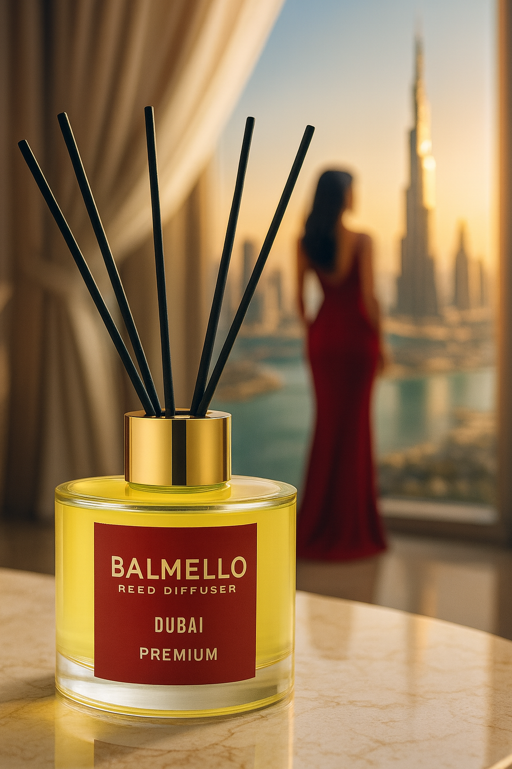 Namų kvapas su lazdelėmis BALMELLO DUBAJUS PREMIUM 120 ml - Image 6