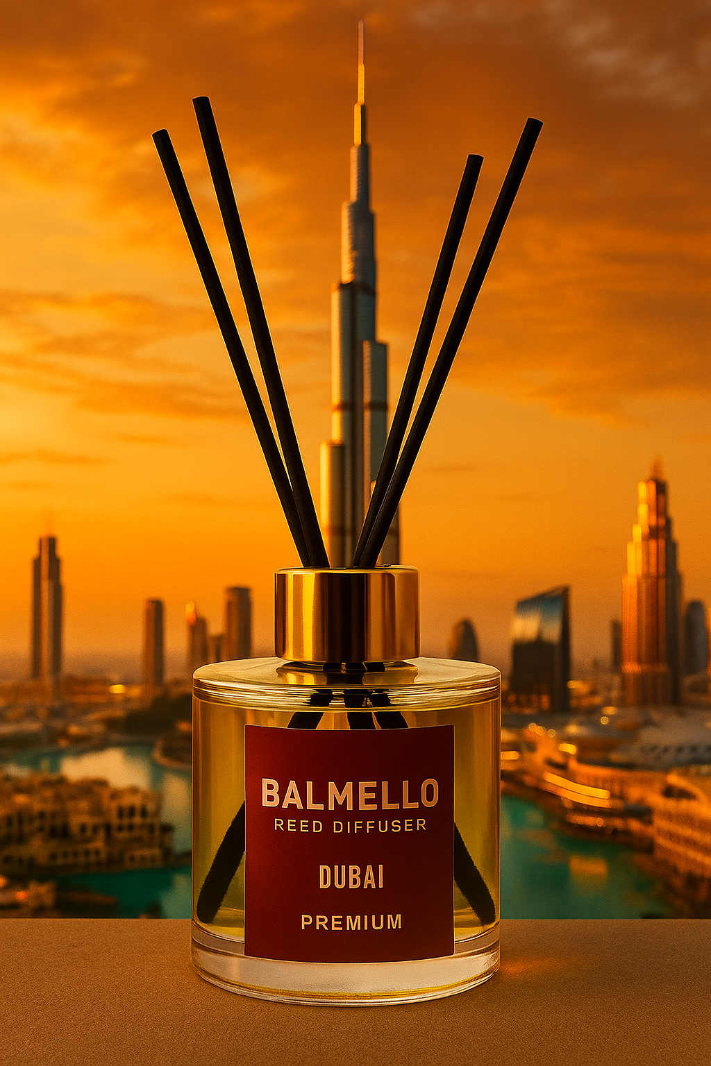 Namų kvapas su lazdelėmis BALMELLO DUBAJUS PREMIUM 120 ml - Image 4