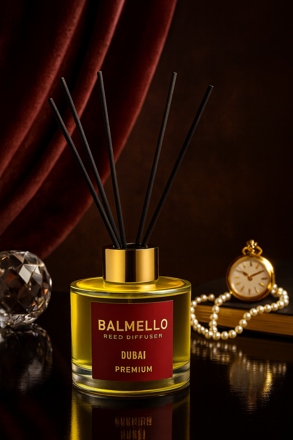 Namų kvapas su lazdelėmis BALMELLO DUBAJUS PREMIUM 120 ml - Image 5