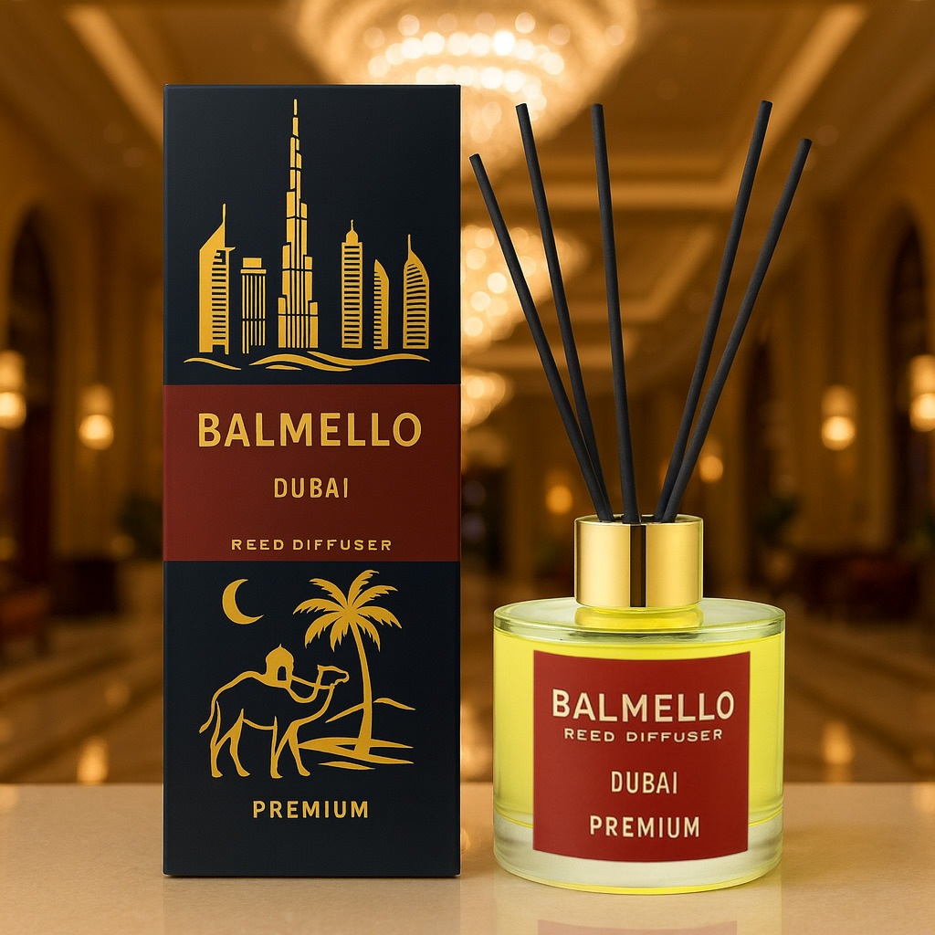 Namų kvapas su lazdelėmis BALMELLO DUBAJUS PREMIUM 120 ml - Image 2