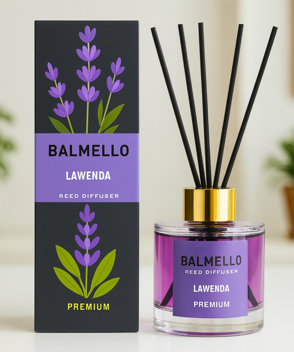 Namų kvapas su lazdelėmis BALMELLO LAVANDA PREMIUM 120 ml