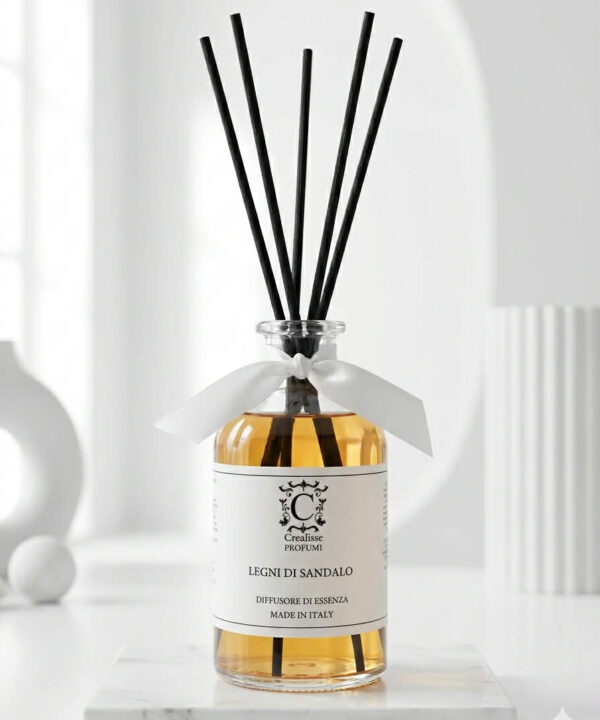 Namų kvapai su lazdelėmis Crealise Legni Di Sandalo 250 ml.