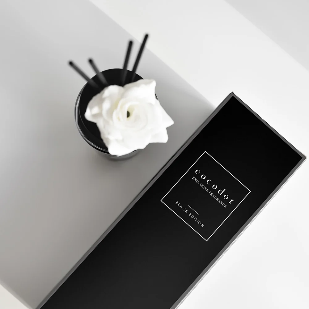 Namų kvapai su lazdelėmis Cocodor White Musk 500 ml. Black Edition - Image 3