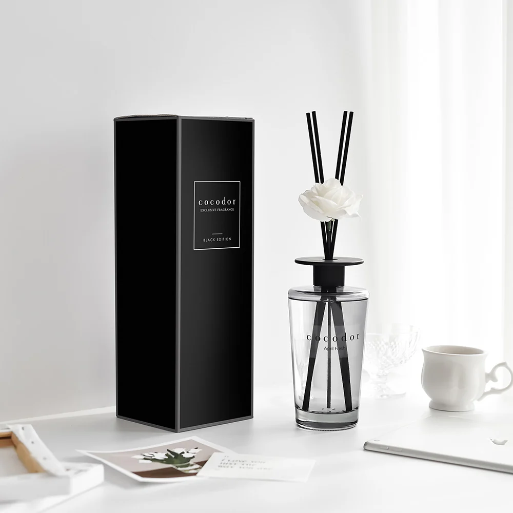 Namų kvapai su lazdelėmis Cocodor April Breeze 500 ml. Black Edition - Image 3