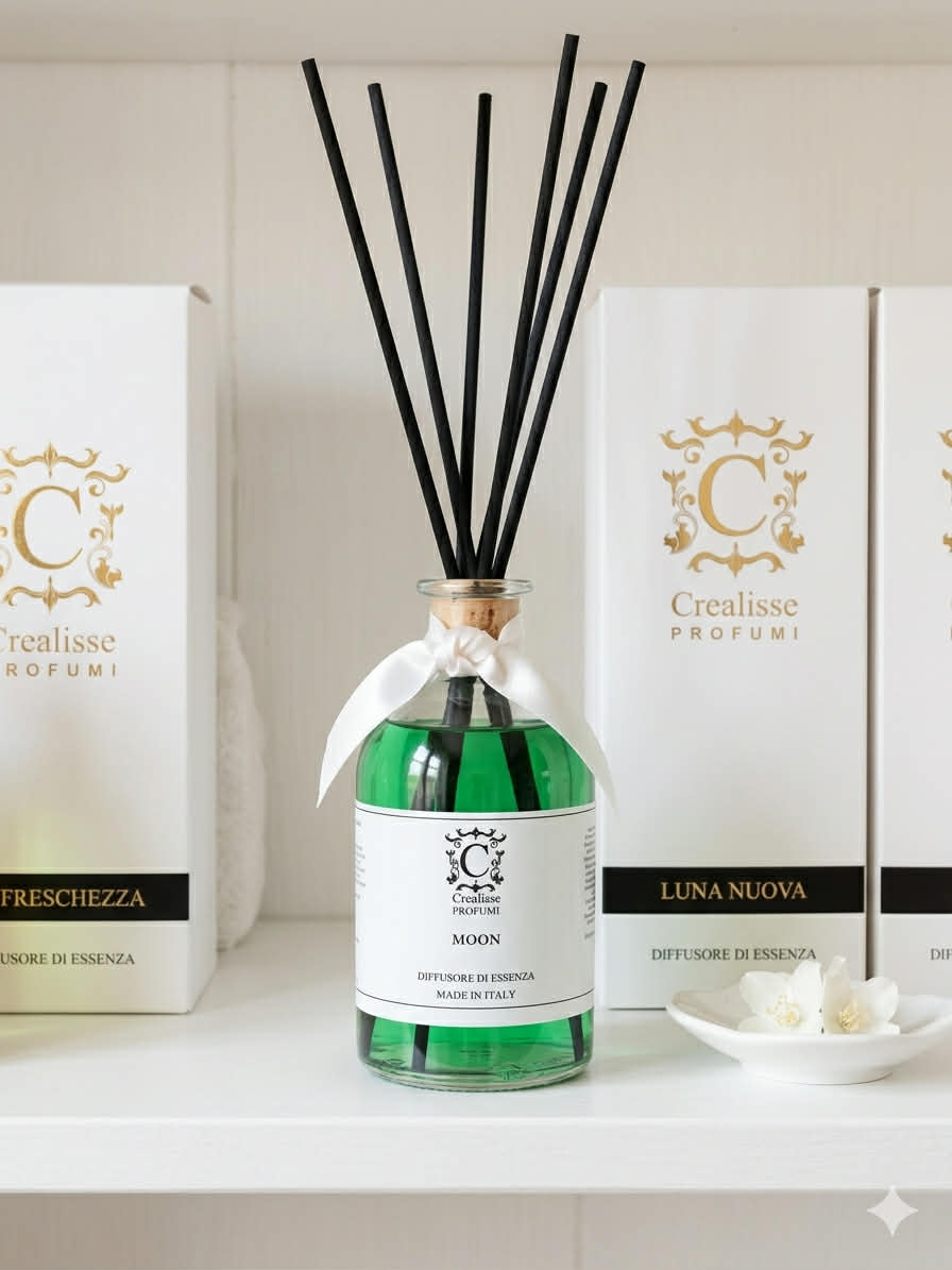 Namų kvapai su lazdelėmis Crealise Moon 250 ml.