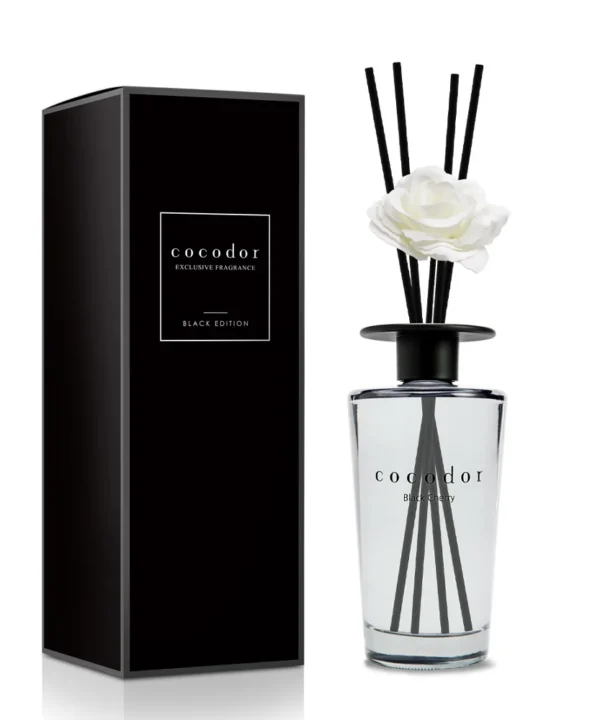 Namų kvapai su lazdelėmis Cocodor Black Cherry 500 ml. Black Edition