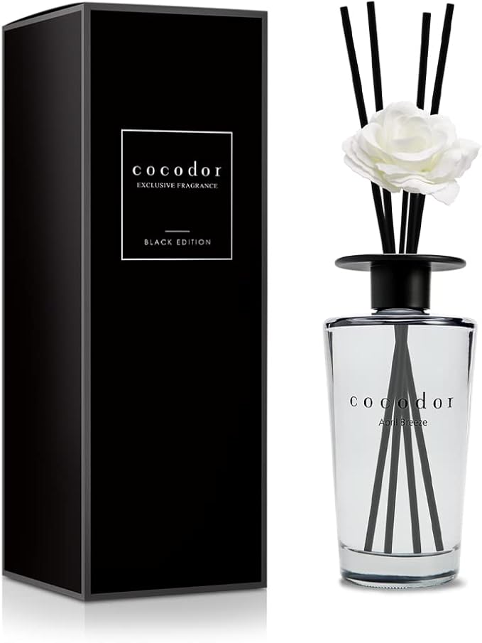 Namų kvapai su lazdelėmis Cocodor April Breeze 500 ml. Black Edition