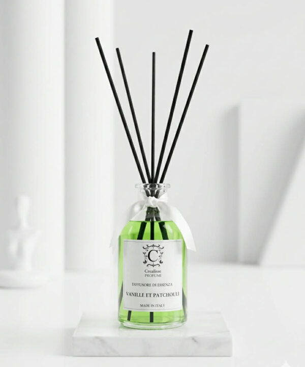 Namų kvapai su lazdelėmis Crealise Vanille Et Patchouli 500 ml.
