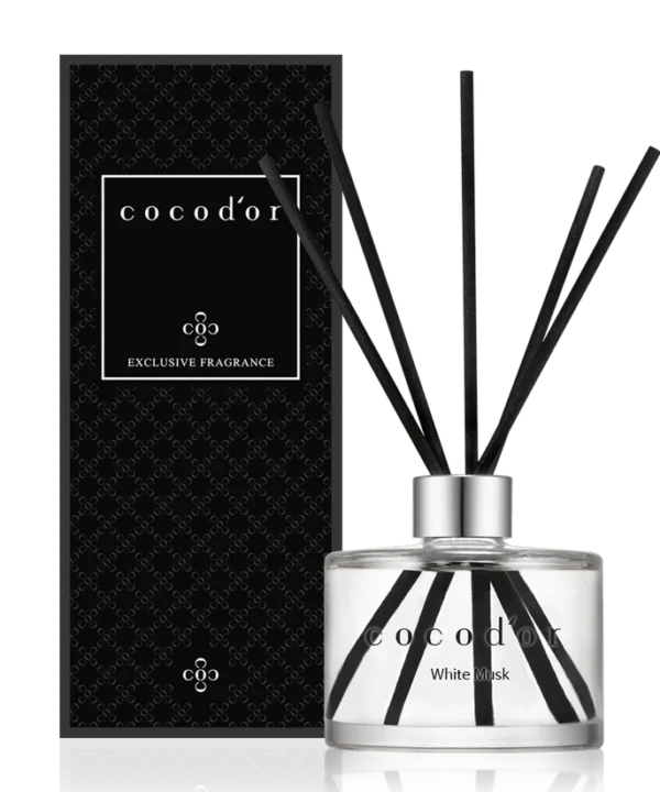 Namų kvapai su lazdelėmis Cocodor White Musk 200 ml. Signature Edition