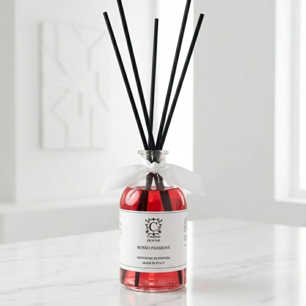 Namų kvapai su lazdelėmis Crealisse Rosso Passione 250 ml.