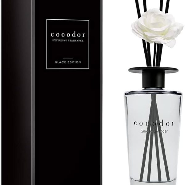Namų kvapai su lazdelėmis Cocodor Garden Lavender 500 ml. Black Edition