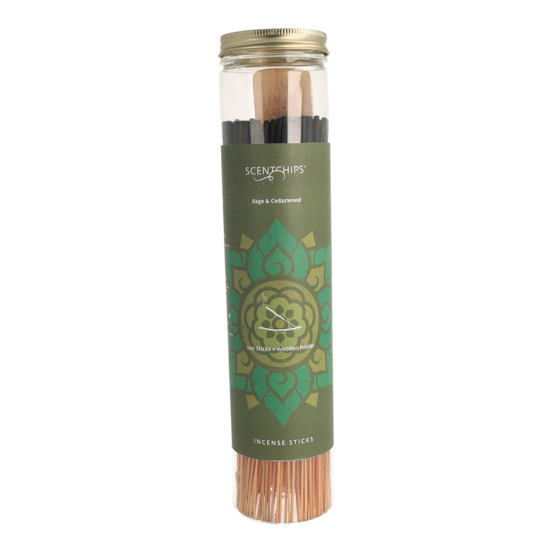 Smilkalų rinkinys Sage & Cedarwood su smilkaline