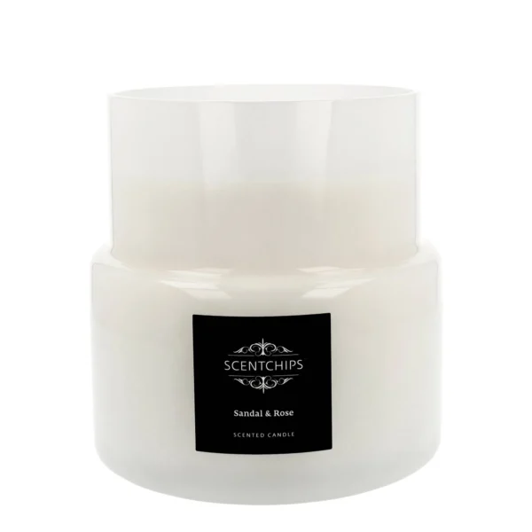 Kvapioji žvakė „Double“ „Sandal & Rose“, balta – 2900 g