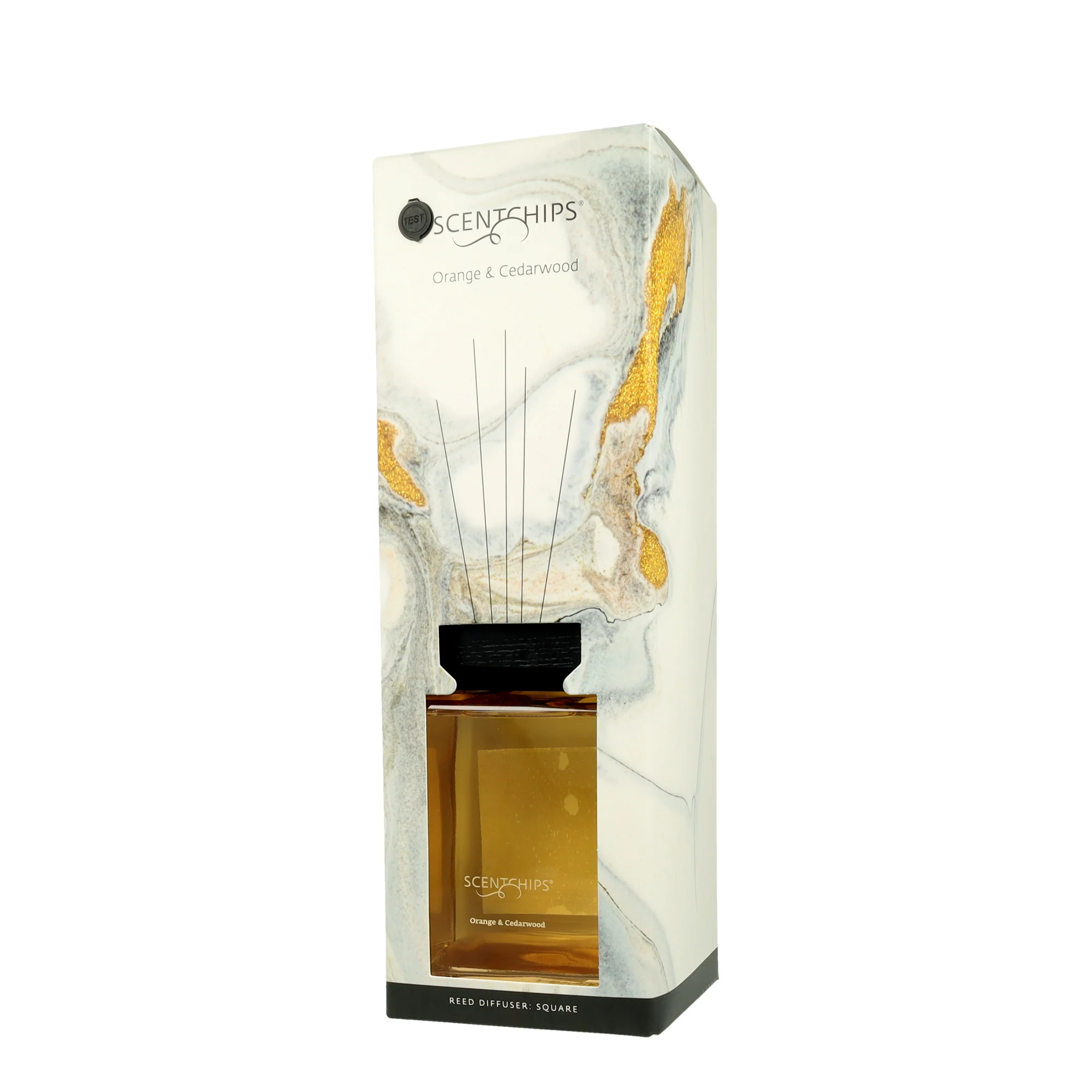 Namų kvapai su lazdelėmis Scentchips Square Orange & Cedarwood 1000ml - Image 4