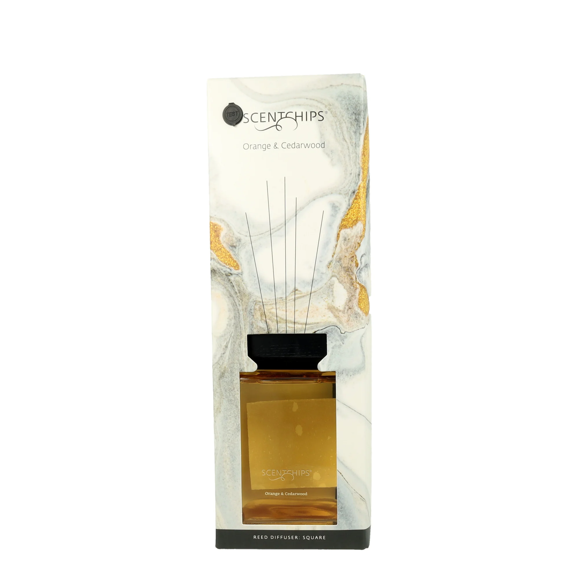 Namų kvapai su lazdelėmis Scentchips Square Orange & Cedarwood 1000ml - Image 5