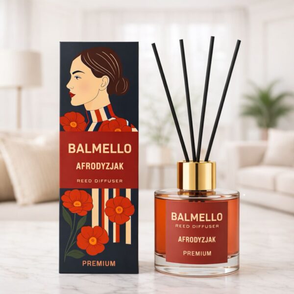 Namų kvapas su lazdelėmis BALMELLO AFRODIZIAKAS PREMIUM 120 ml