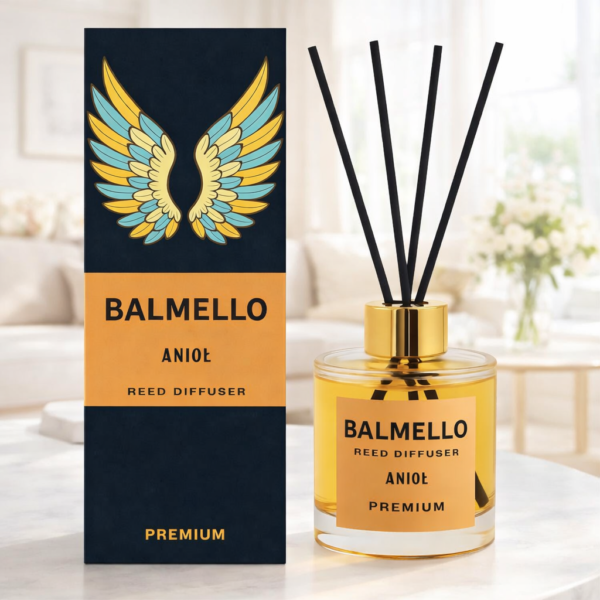 Namų kvapas su lazdelėmis BALMELLO ANGELAS PREMIUM 120 ml