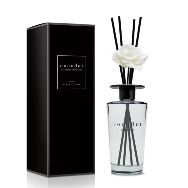 Namų kvapai su lazdelėmis Cocodor Black Cherry 500 ml. Black Edition