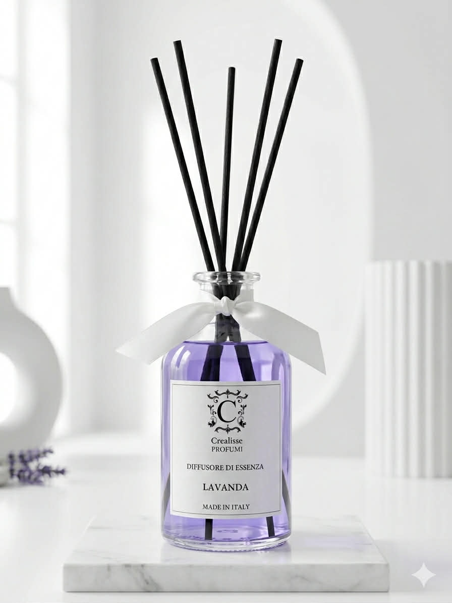 Namų kvapai su lazdelėmis Crealisse Lavanda 500 ml.
