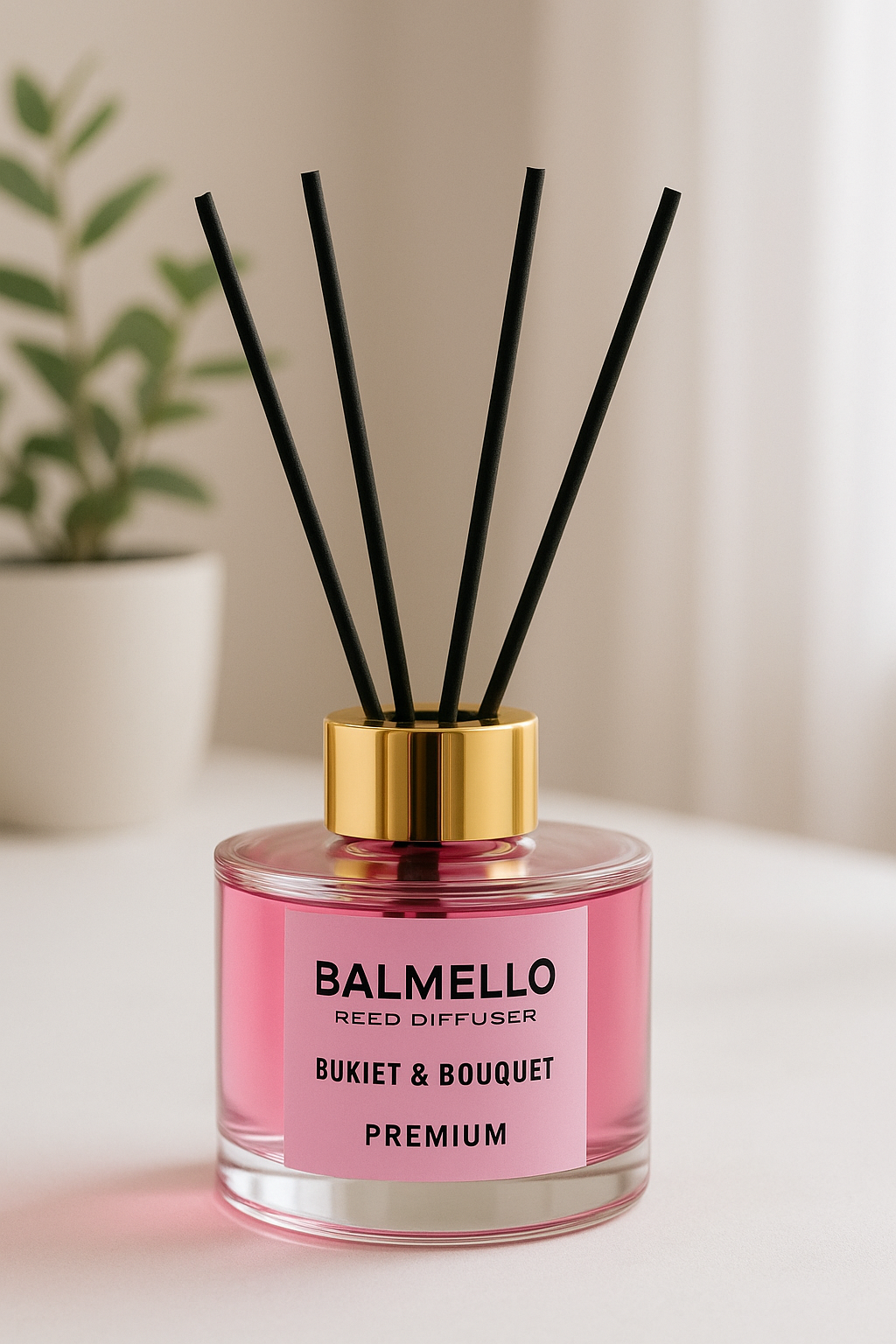 Namų kvapas su lazdelėmis BALMELLO GĖLIŲ PUOKŠTĖ PREMIUM 120 ml - Image 3