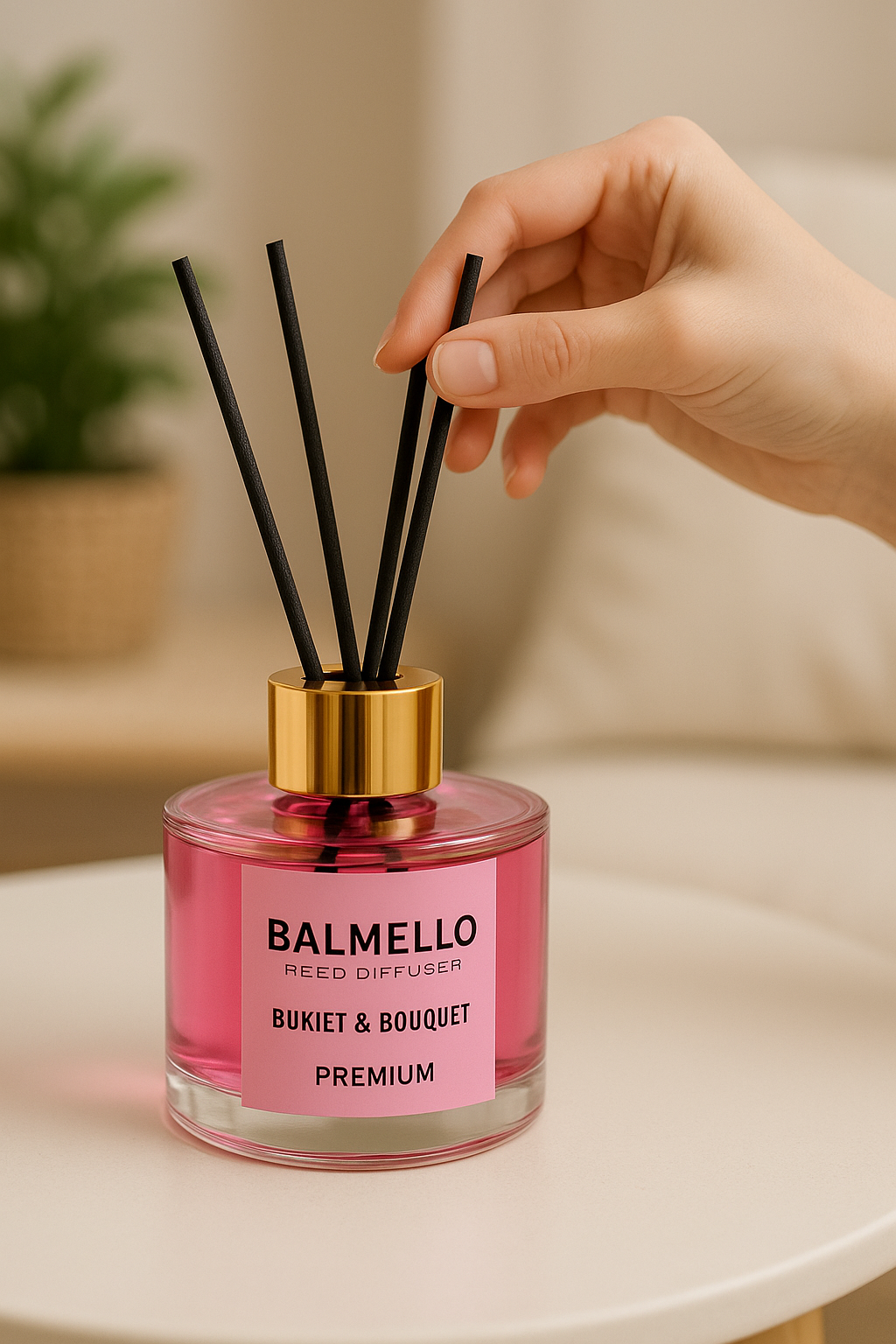 Namų kvapas su lazdelėmis BALMELLO GĖLIŲ PUOKŠTĖ PREMIUM 120 ml - Image 2