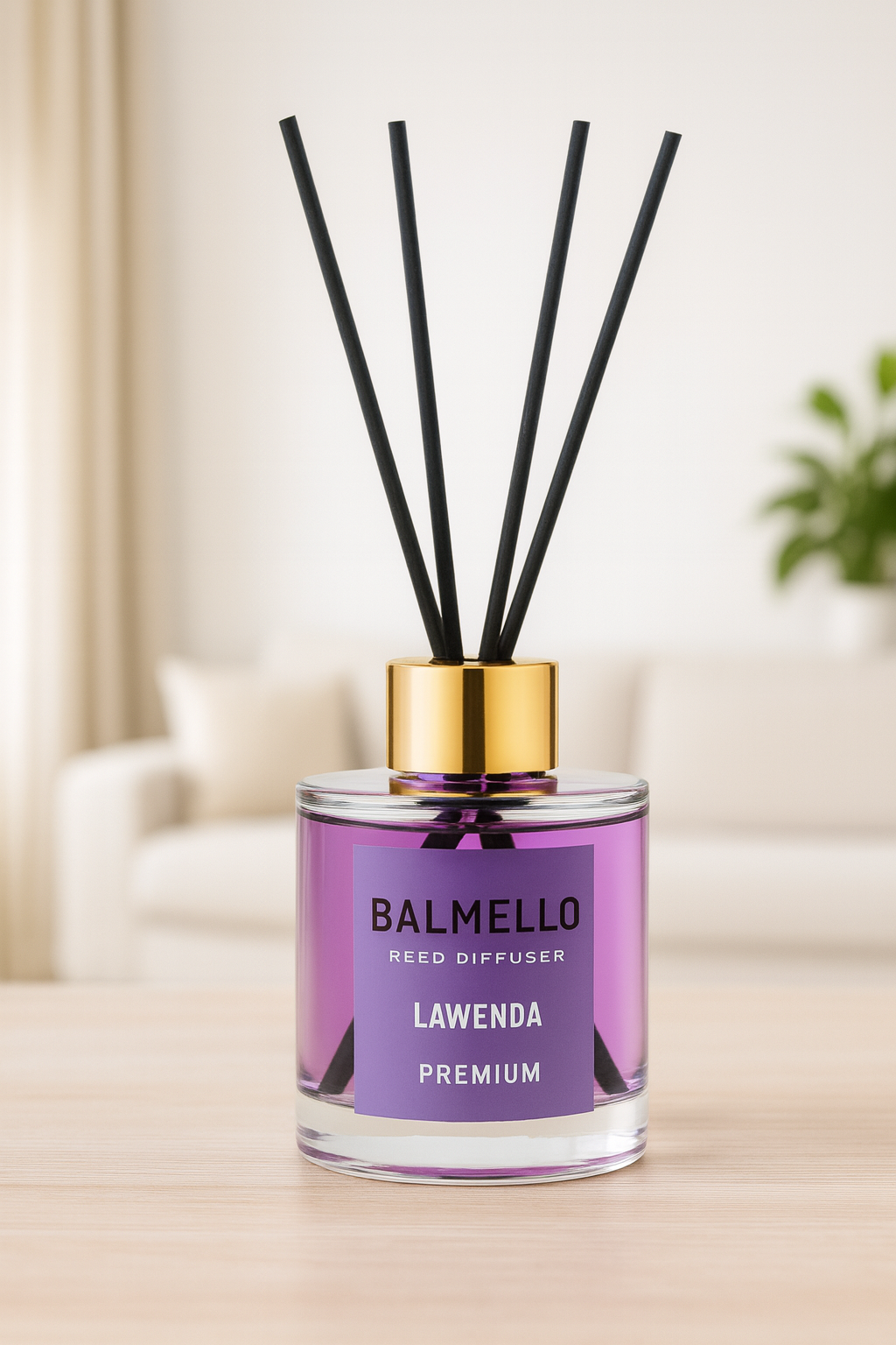 Namų kvapas su lazdelėmis BALMELLO LAVANDA PREMIUM 120 ml - Image 3