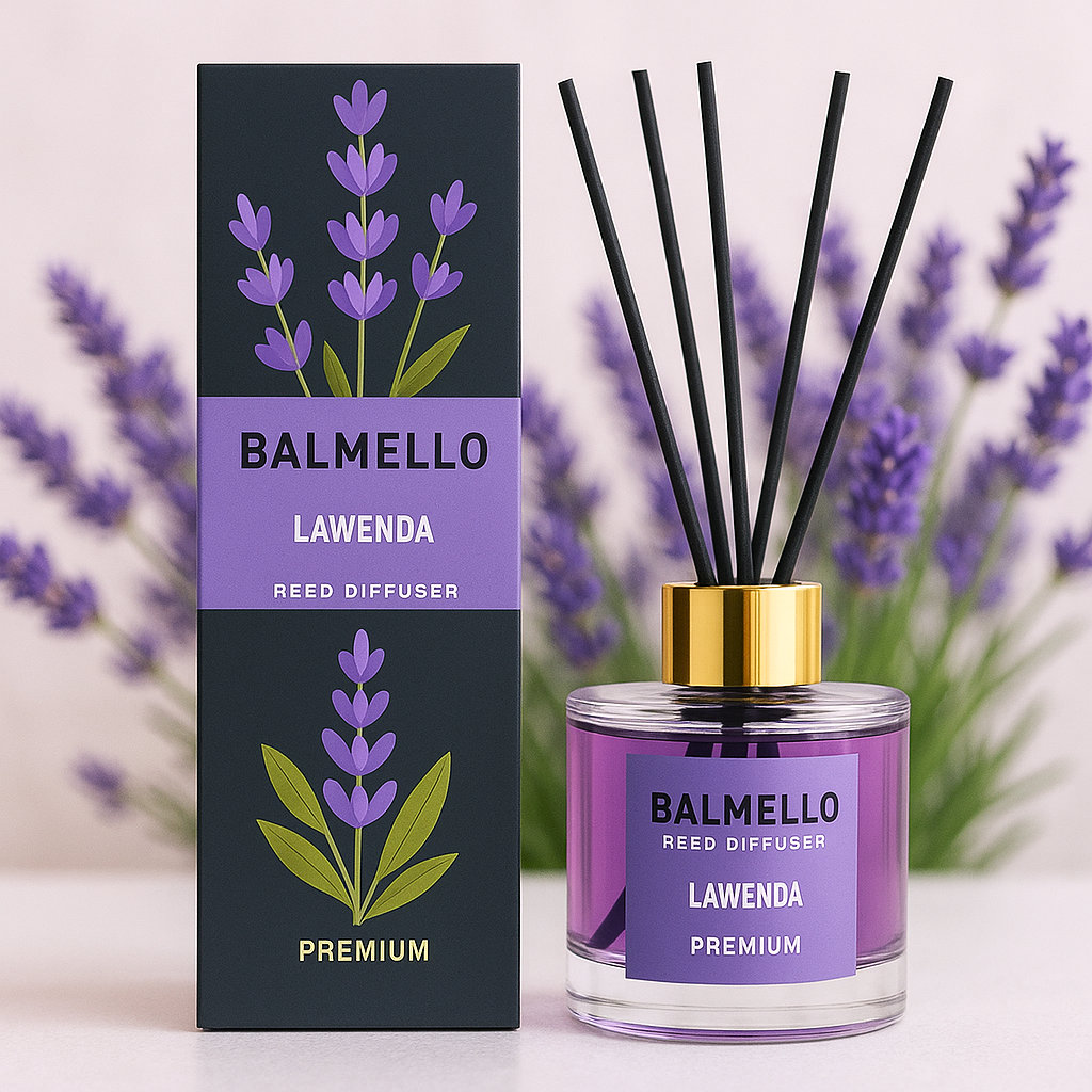 Namų kvapas su lazdelėmis BALMELLO LAVANDA PREMIUM 120 ml - Image 5