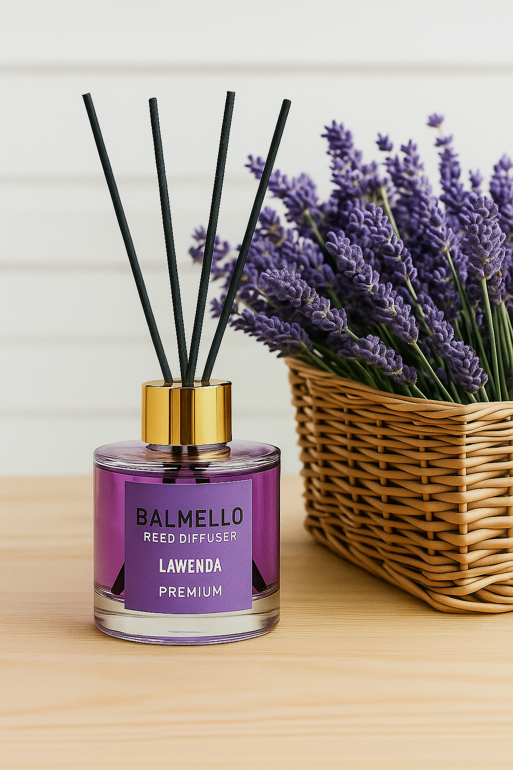 Namų kvapas su lazdelėmis BALMELLO LAVANDA PREMIUM 120 ml - Image 2
