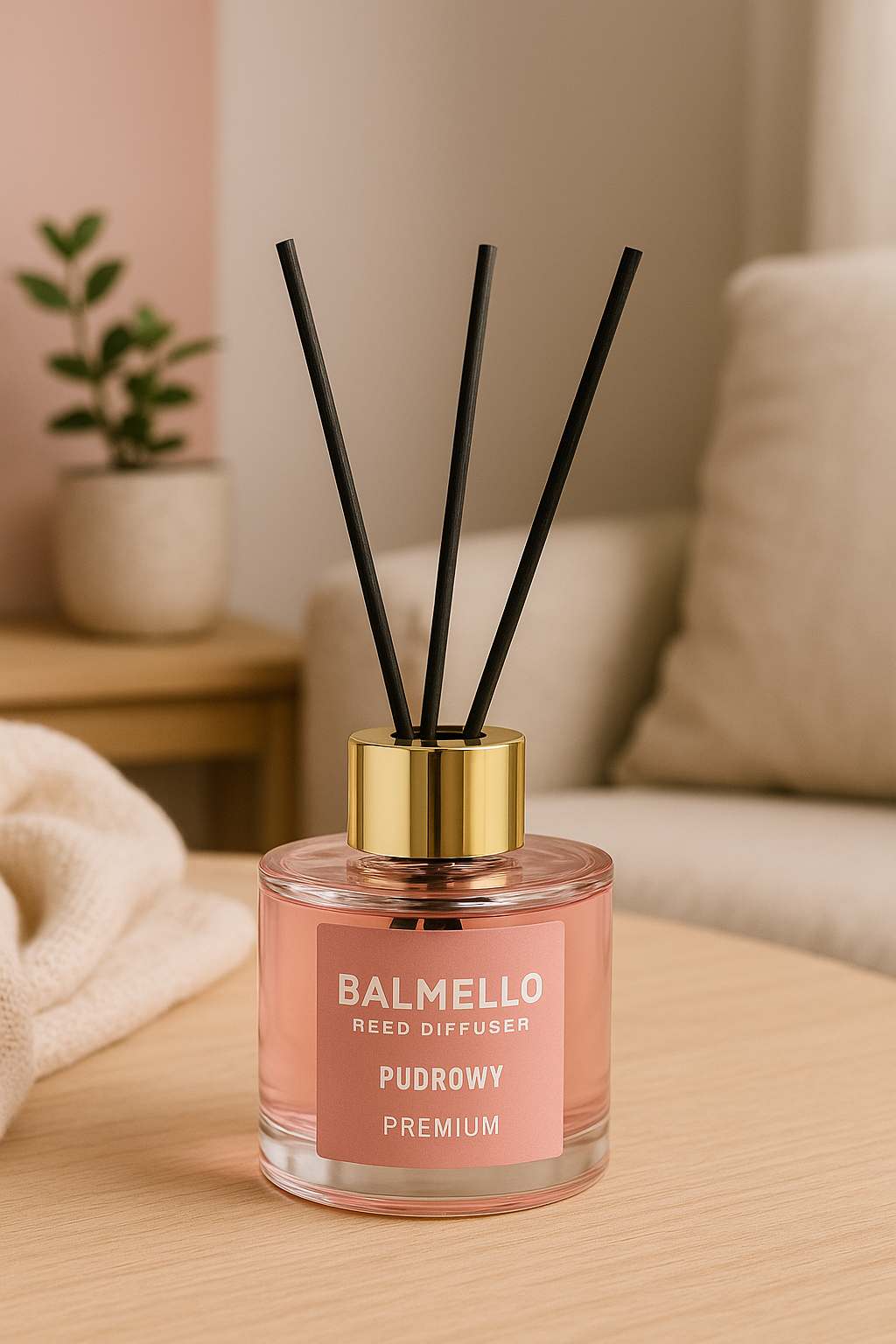 Namų kvapas su lazdelėmis BALMELLO PUDRINIS PREMIUM 120 ml - Image 4