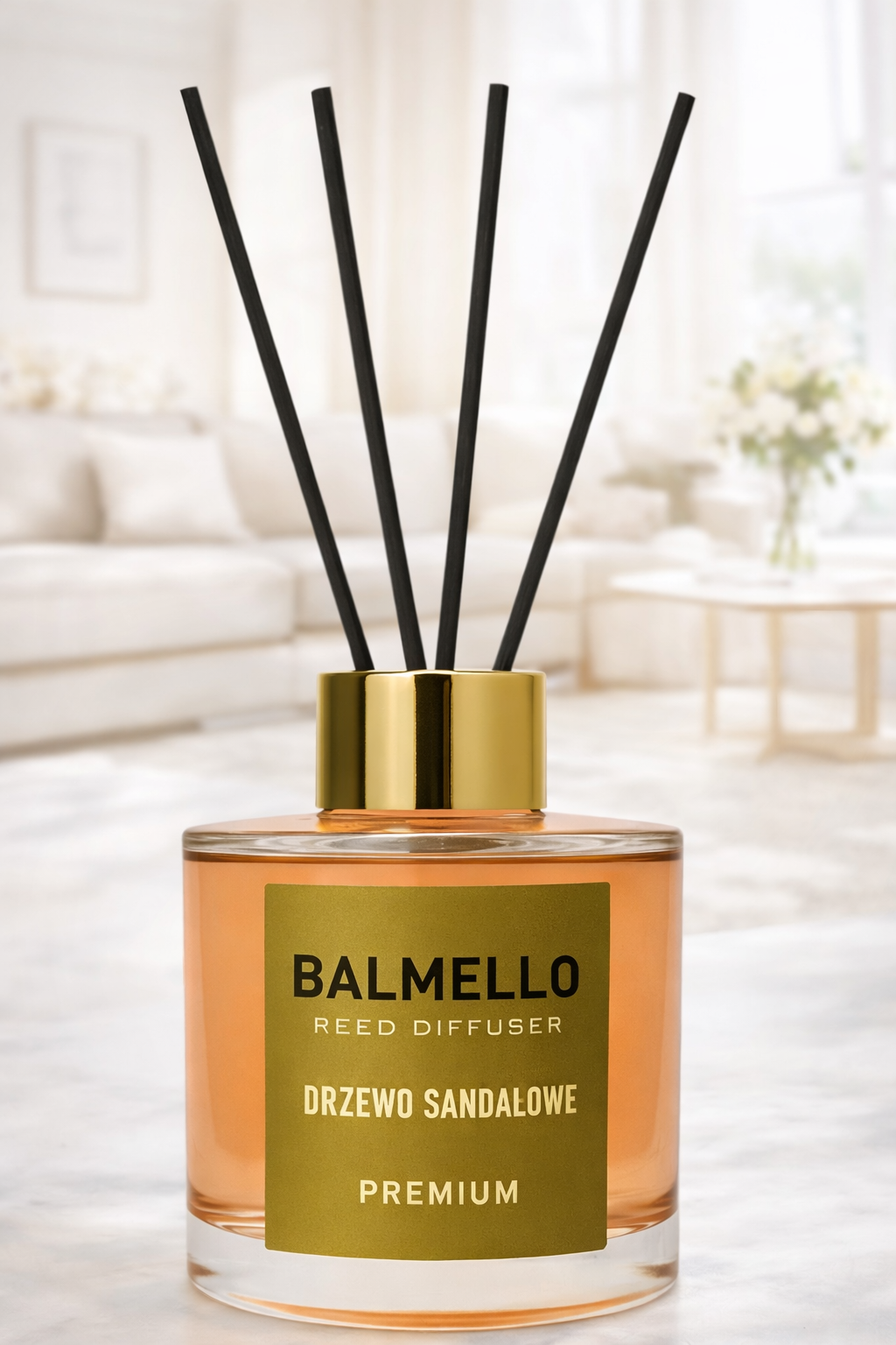 Namų kvapas su lazdelėmis BALMELLO SANDALMEDŽIO PREMIUM 120 ml - Image 2