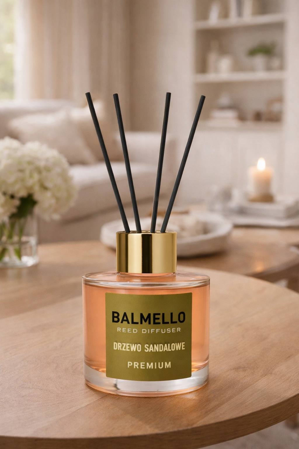 Namų kvapas su lazdelėmis BALMELLO SANDALMEDŽIO PREMIUM 120 ml - Image 5