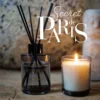 Namų kvapai su lazdelėmis ir kvapnios žvakės rinkinys dėžutėje Scentchips Imagine Paris.