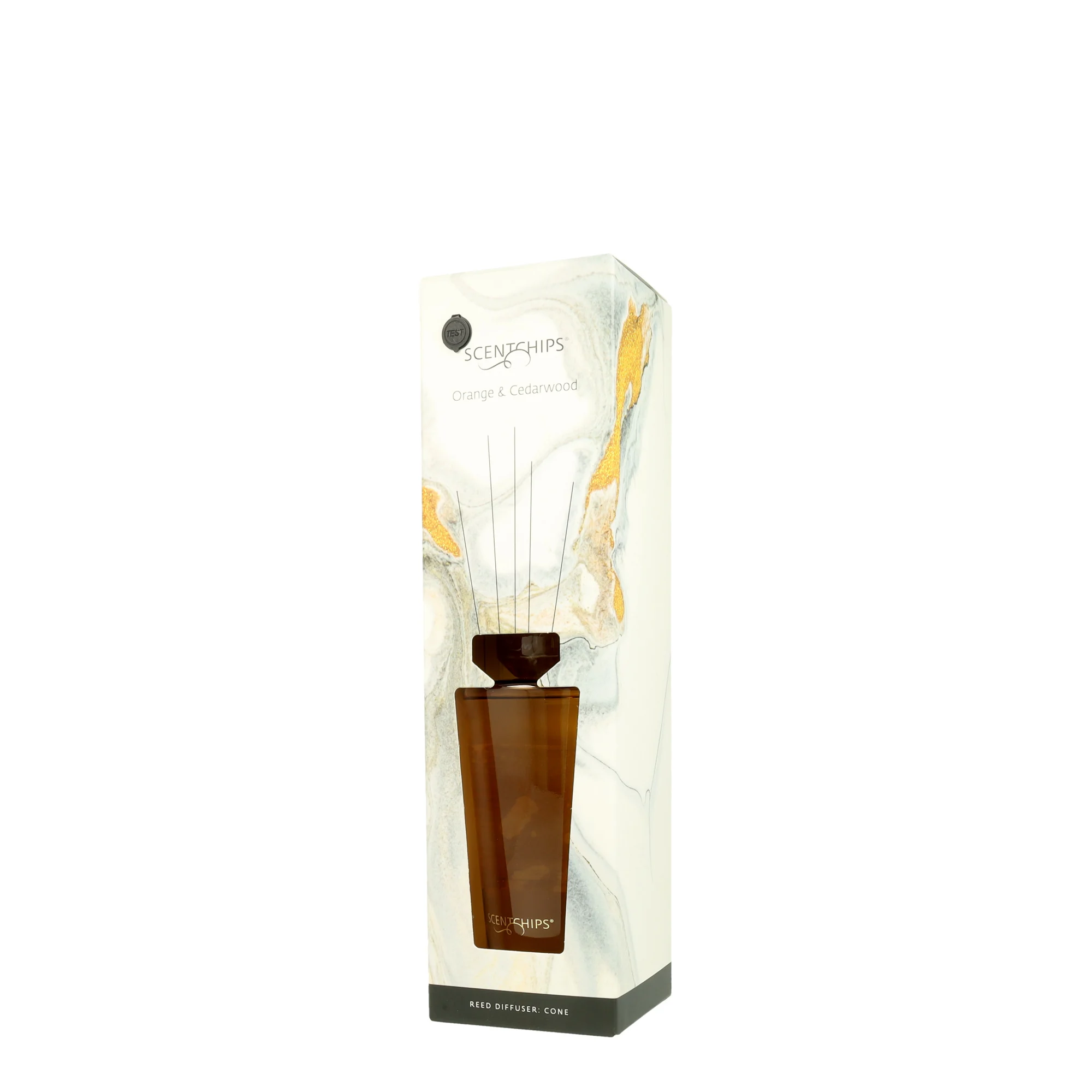 Namų kvapai su lazdelėmis Scentchips Cone Orange & Cedarwood 500 ml - Image 3