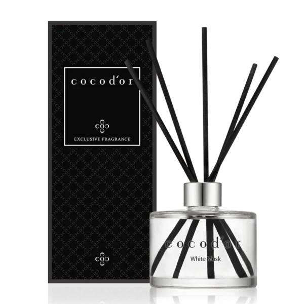 Namų kvapai su lazdelėmis Cocodor White Musk 200 ml. Signature Edition